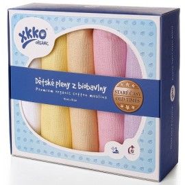 Muselina Algodón Org Pastel Girl 70x70 5und