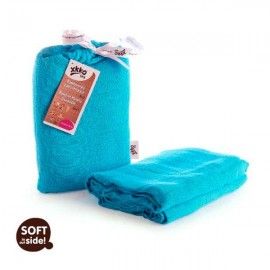 Muselina cyan 120x120 con Bolsa
