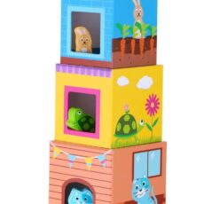 Cubos para apilar con figuras