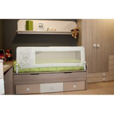 Barrera de cama bebé 180X66 Oso Gris Mundibebe