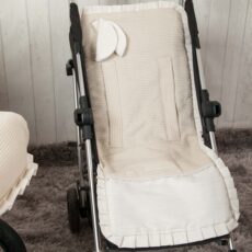 Funda colchoneta Destellos Beige