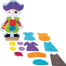 Muñeco para vestir y ensartar, Pirata