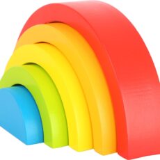 Piezas de construcción de madera Arco iris