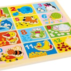 Puzle para meter "Animales del Zoo"