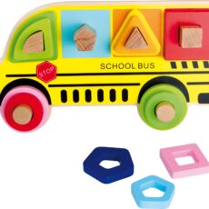Puzle para encajar formas, Autobús escolar
