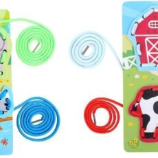 Animales para enhebrar, set de 2