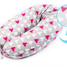 Cojin Lactancia Corazones 180cm XL LittleCocoBaby