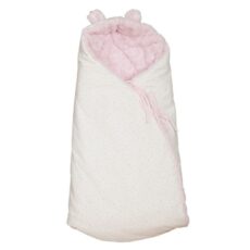 Saco de cuco o capazo rosa para bebé
