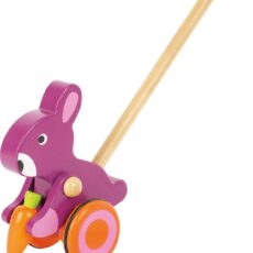 Animal para empujar Conejito con zanahoria