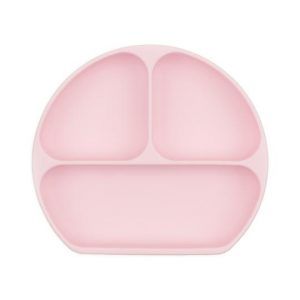Plato de Silicona con Agarre Verde Bumkins