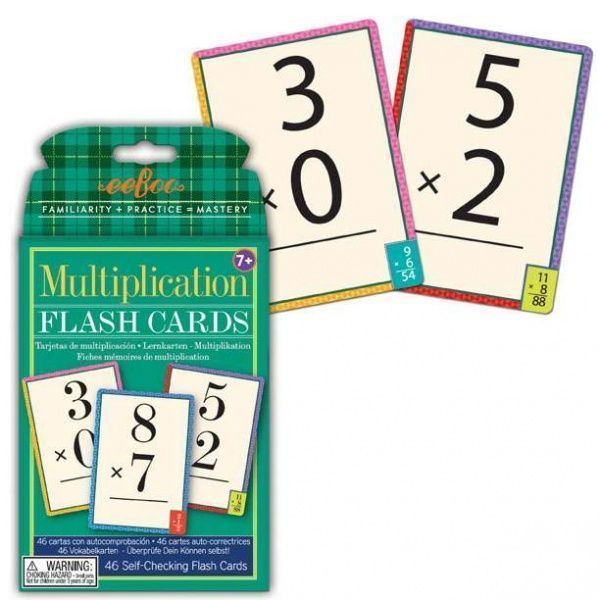 FLASH CARDS MULTIPLICACIÓN EEBOO