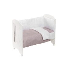 Cuna Lovely Estrellas Beige+ Coordinado Interbaby