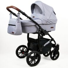 Cochecito de Bebe Optimal Gris LittleCocoBaby