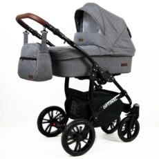 Cochecito de Bebe Optimal Gris Oscuro LittleCocoBaby