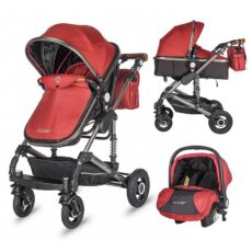 Cochecito convertible 3en1 Siyana Dahlia Rojo