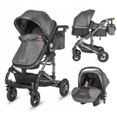 Cochecito de bebe convertible Siyana Urban Gris