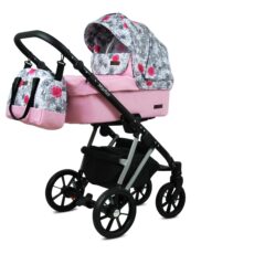 Cochecito de Bebe 3en1 Marlux Rosa/Gris LittleCocoBaby
