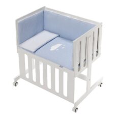 Minicuna colecho Minana Viggo Azul LittleCocoBaby