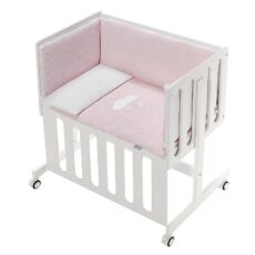 Minicuna colecho Minana Viggo Rosa LittleCocoBaby