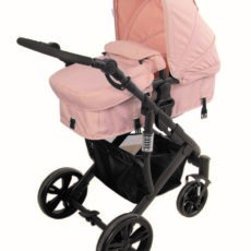 Coche de paseo para bebe transformable beige