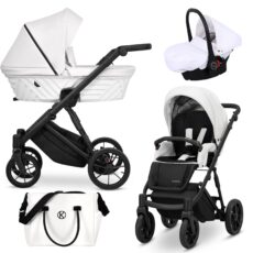 Cochecito Bebé IVENTO Blanco LittleCocoBaby