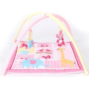 Gimnasio De Bebé Elefante Rosa