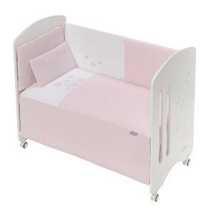 Coordinado 3 Piezas Cuna Mod Viggo Rosa