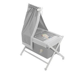 Minicuna dosel Nature Azul Interbaby
