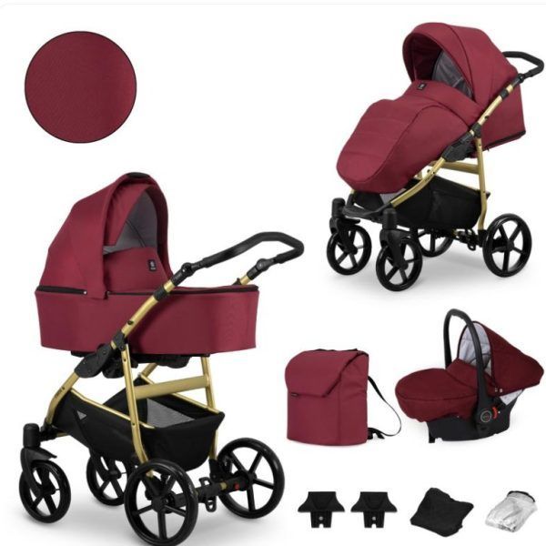 Cochecito Bebé Mata Rojo RefD8 LittleCocoBaby