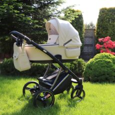 Cochecito Bebe 3 en 1 Cavax Beige Ecopiel
