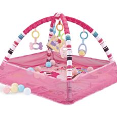 Alfombra de juego con 18 pelotas Pink Birds
