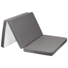 Colchón plegable 59/118/5 cm poliéster Gris Oscuro