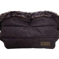 Guantes de invierno Fur Melange Negro