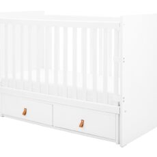 Cuna de aglomerado con cajones Hollee Blanco