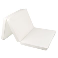 Colchón plegable 59/118/5 cm poliéster Gris Claro