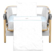 Juego de cama para minicuna 5 piezas Dream Big Azul