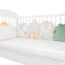 Juego de almohadas de peluche para cuna Jungle King