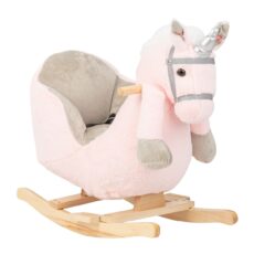 Balancín con asiento y sonido Pink Horse