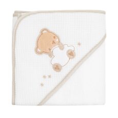 Toalla con capucha 90/90 cm Dream Big Beige