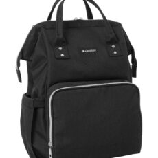 Bolsa de mamá Siena Negro & Plata