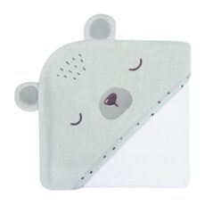 Toalla con capucha 90/90 cm Bear with me Menta