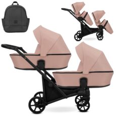 Cochecito Gemelar Brav Duo 2en1 Rosa