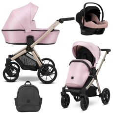 Cochecito Bebé Brav Rosa LittleCocoBaby