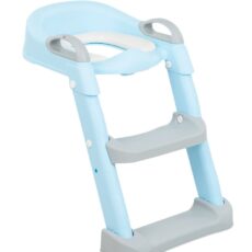 Asiento de inodoro con escalera Lea Azul