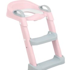 Asiento de inodoro con escalera Lea Rosa