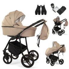 Cochecito de bebé Vita Beige LittleCocoBaby