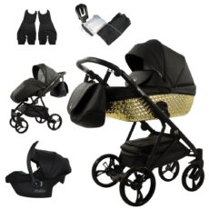 Cochecito de bebé Imperial Luxe Negro LittleCocoBaby