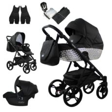 Cochecito de bebé Imperial Luxe V2 Negro LittleCocoBaby