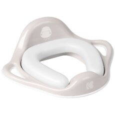 Asiento de inodoro con almohadilla suave Hippo Beige