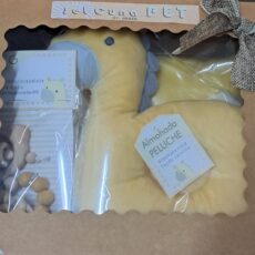 Pack Almohada, sonajero, mordedor y manta